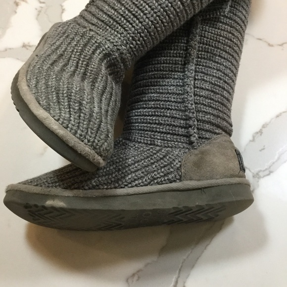 Grey UGG Cardy Boots - Picture 2 of 7